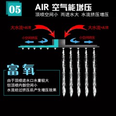 304不銹鋼淋浴花灑噴頭頂噴增壓浴室蓮蓬頭單頭淋浴頭家用